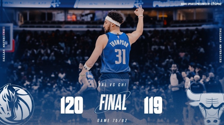 險勝公牛！獨行俠官方曬贏球海報 克萊成為封面人物